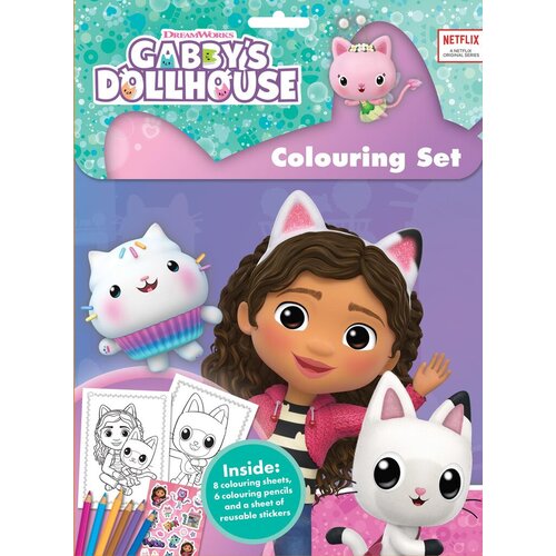 Gabby's Dollhouse Slikovnica set za bojanje s bojicama Cene