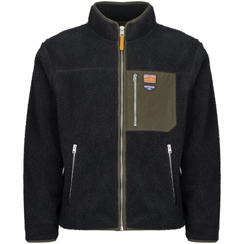 Superdry Flis Vintage Retro Full Zip Fleece Črna Slike