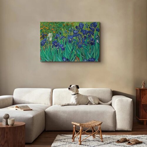  Slika - Vincent Van Gogh – Iryses 120x80 Na talijanskom platnu Cene