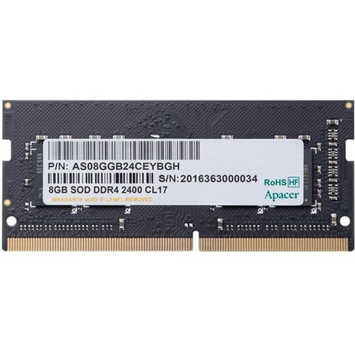 Apacer SODIMM DDR4 4GB 2400MHz Retail ES.04G2T.KFH dodatna memorija za laptop Slike