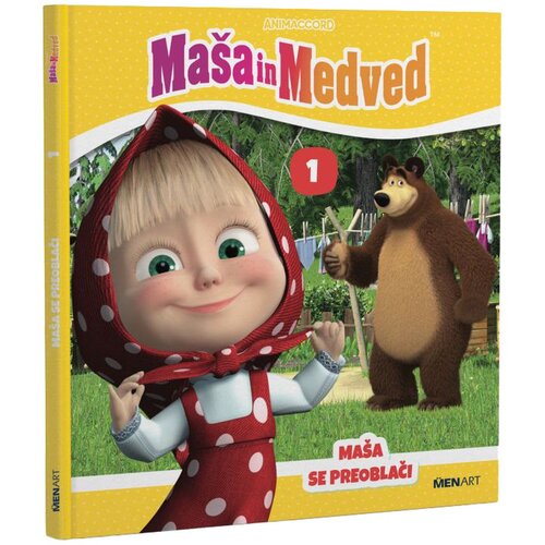 Ma&amp;scaron;a in medved knjiga Ma&amp;scaron;a se preoblači 1 Slike