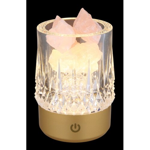 Globo 21044 - LIZZY stona LED lampa, prigu&amp;scaron;iva, sa dodirnim upravljanjem, punjiva, LED/1W/5V, 1200 mAh, zlatna Slike