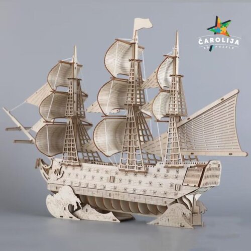 3D drvena puzla - BROD HMS VICTORY Slike