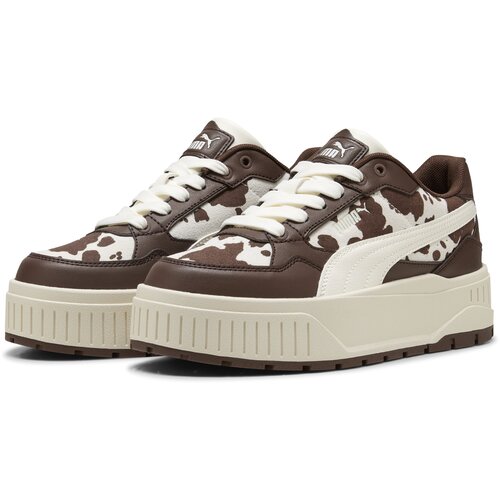 Puma Ženske patike Karmen II Idol Wild, 408268-01, Braon-bele Slike