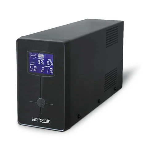 UPS GEMBIRD EG--031, LCD display 650 VA, black