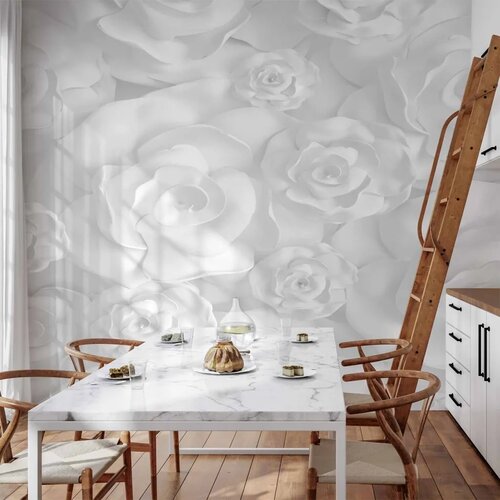  Foto tapeta - Plaster Flowers 150x105 Cene