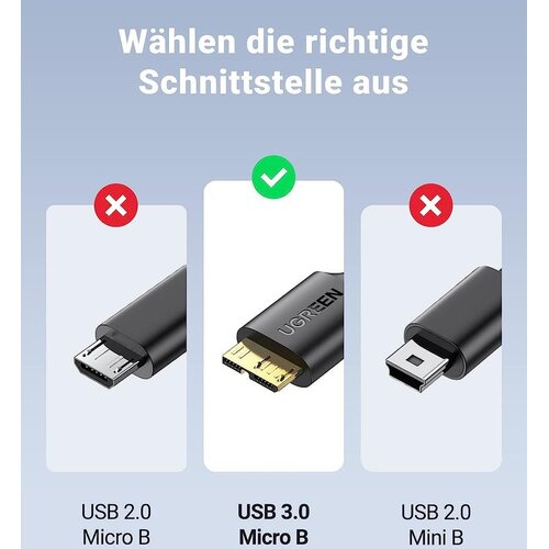 Ugreen USB 3.0 Kabel USB A na Micro B, 2m Slike