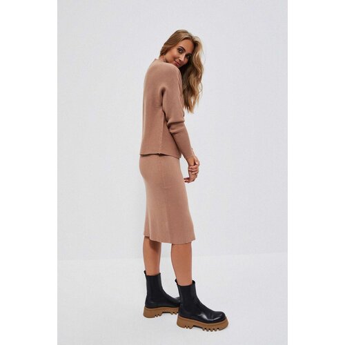 Moodo Pencil skirt - beige Slike