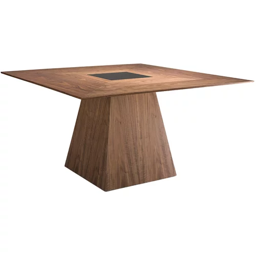 Angel Cerdá Kvadratna jedilna miza iz orehovega lesa, (20591868)