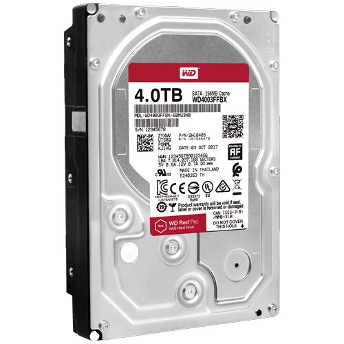 Western Digital SATA3 wd red pro 4TB WD4003FFBX, hard disk Slike