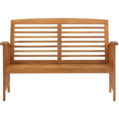 VidaXL Vrtna klupa 119 cm od masivnog bagremovog drva Slike