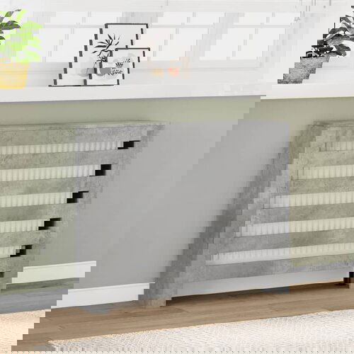 vidaXL Pokrov za radijator hrasta sonome 104x20x82cm konstruirano drvo Cijene