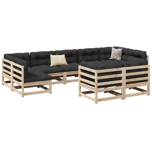  9-dijelni set vrtnih sofa od masivne borovine Cijene
