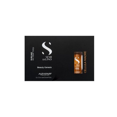 Alfaparf Semi Di Lino Cellula Madre Sublime Beauty Genesis serum za mekoću i sjaj kose 12 x 13 ml Slike