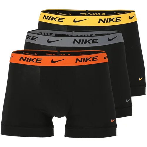 Nike Sportske gaće tamo žuta / siva / tamno narančasta / crna