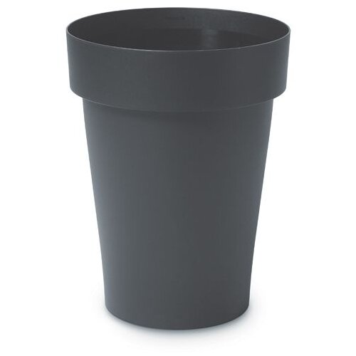 BLUMAX Cvetlični lonec okrogli Melrose z vložkom (40 x 50 cm, 40 l, antracit) Slike