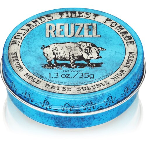 Reuzel Hollands Finest Pomade Strong Hold pomada za lase z močnim utrjevanjem 35 g Slike