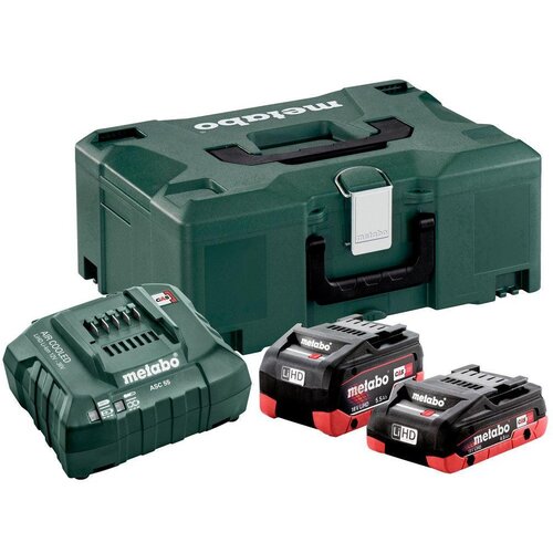 Metabo baterijski komplet sa punjačem 18V Basic Set 1 x 4.0 Ah + 1 x 5.5Ah LiHD 685136000 Cene