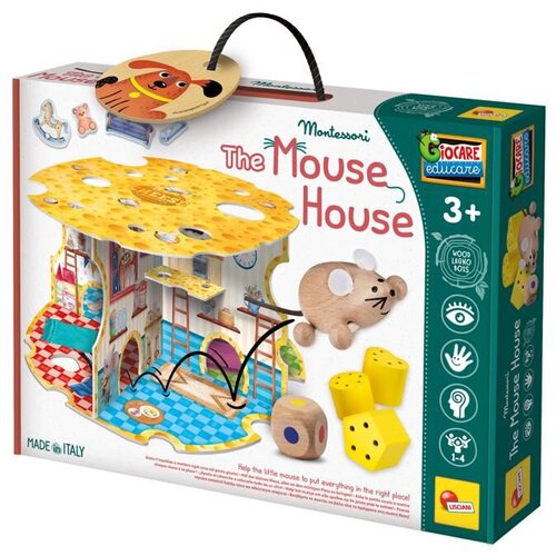 Lisciani Baby set Wood The House of the mouse Cene