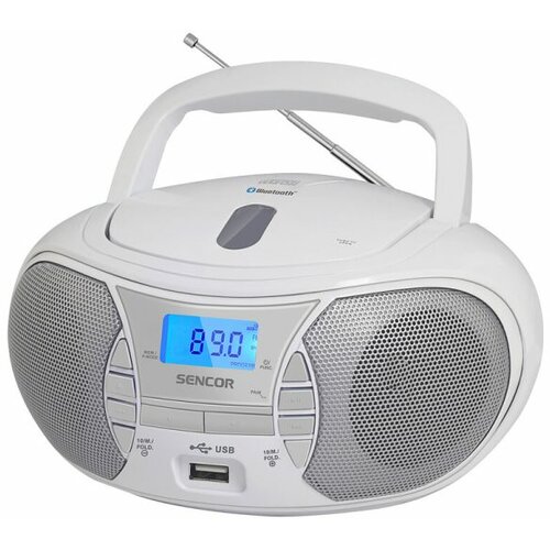 Sencor Radio CD Player SPT 2700 WH S CD/MP3/USB/BT Slike