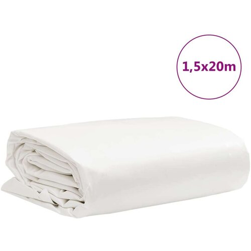  Cerada bijela 1 5 x 20 m 650 g/m&amp;sup2; Slike