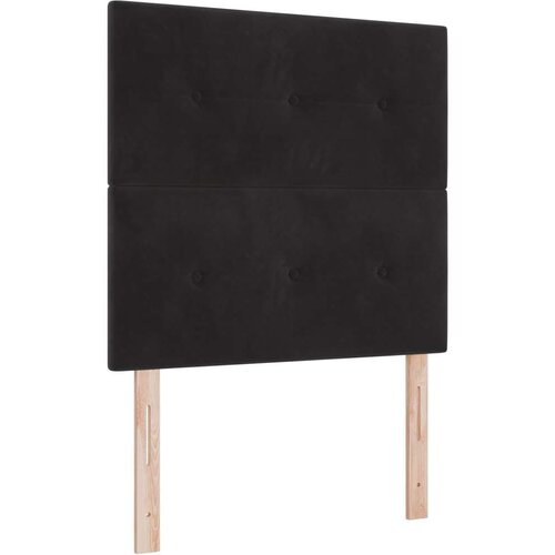  Naslon za glavu s gumbenim preklopom Crna 80 cm Bar&amp;scaron;un Slike
