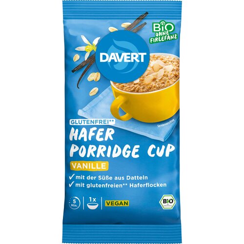 Davert Bio Porridge-Cup vanilija - 65 g Cijene