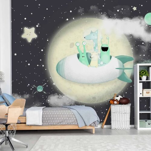  Foto tapeta - Space Adventure - First Variant 500x350 Vodootporna Slike