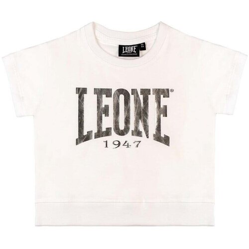 Leone 1947 Majice s kratkimi rokavi Girl Crewneck Sporty Bela Cene