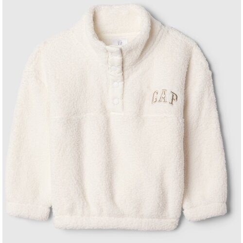 GAP Baby sherpa sweatshirt with logo - Girls Cene