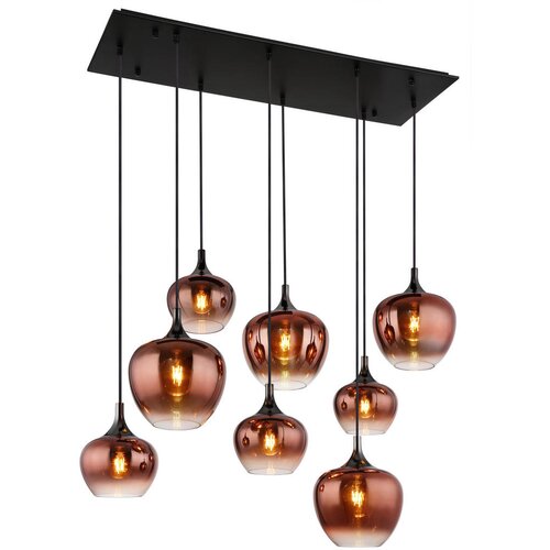 Globo 15548-8HG - Luster na sajli MAXY 8xE27/40W/230V u bakarnoj boji Cene