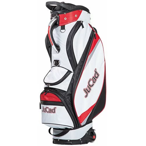 Jucad Roll Black/White/Red Golf torba Cart Bag