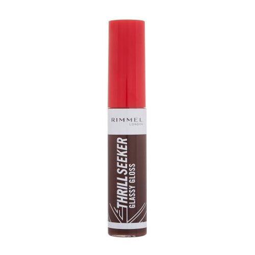 Rimmel London Thrill Seeker Glassy Gloss sjajilo za usne 10 ml nijansa 800 Chocolate Glaze Slike