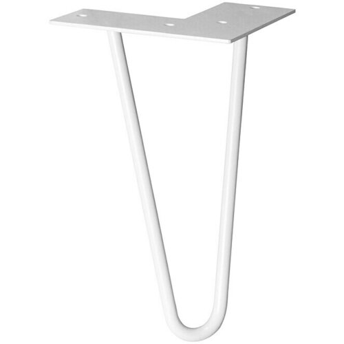 Wagner System noga za pohištvo v obliki sponke (jeklo, višina: 20 cm, svetlo sive barve) Cene