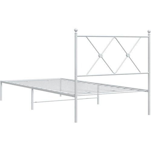  okvir za krevet s uzglavljem bijeli 90 x 190 cm Slike