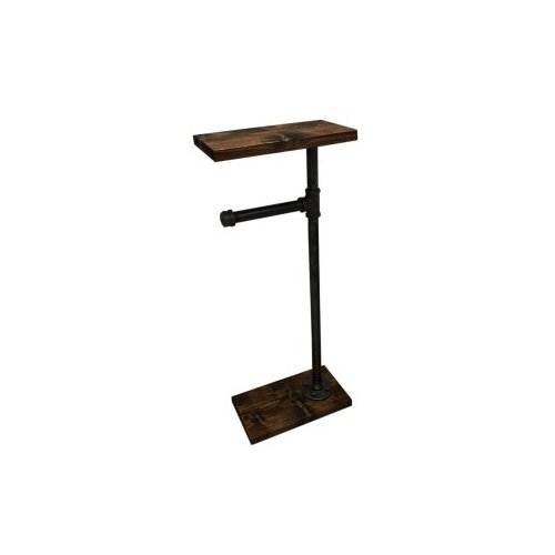 Woody Fashion Boruraf178 walnutblack pipe hook Cene