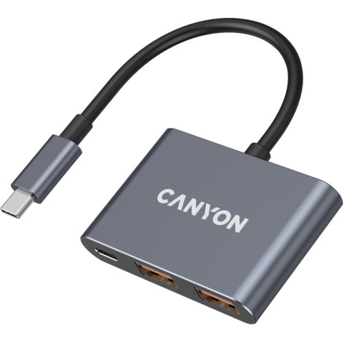 Canyon hub DS-3 3in1 USB-C Dark Grey Cene
