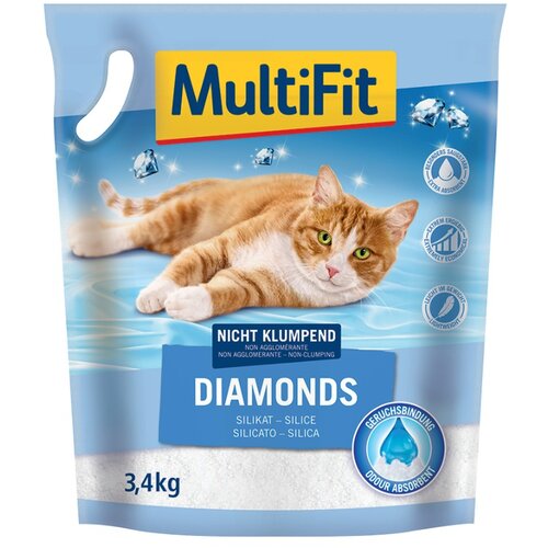 MultiFit pijesak za mačke silikatni 3,4 kg Cene
