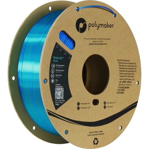 Polymaker PolyLite Dual Silk PLA Caribbean Sea Blue-Green Cene