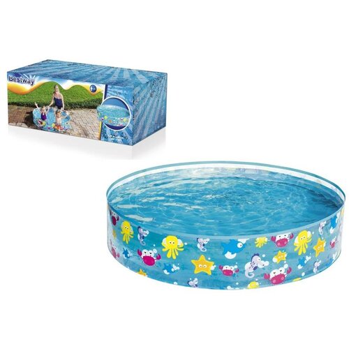 Bestway Bestway: Fill N Fun Sparkling Sea morski životinjski bazen s tvrdim zidovima, &Oslash; 122 x 25 cm Cijene