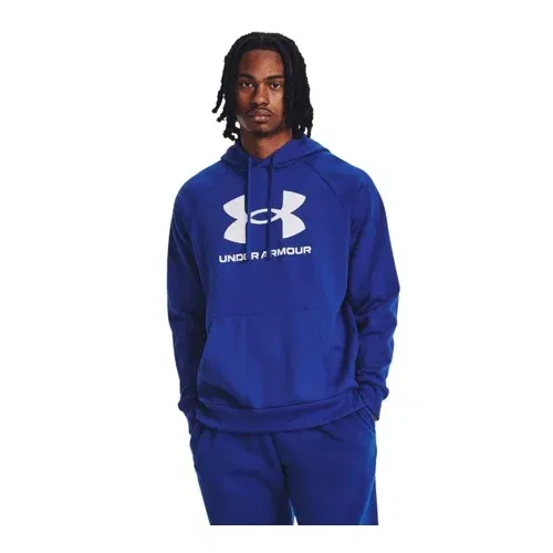 Under Armour UA Rival Fleece Logo Hoodie, Royal/White - L, (20798845)