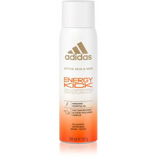 Adidas Energy Kick deodorant z osvežilnim vonjem mandarine 100 ml za ženske