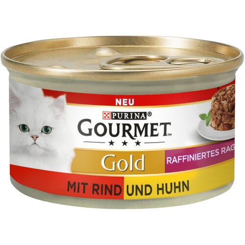 Gourmet Ekonomično pakiranje Gold rafinirani ragu 24 x 85 g - DUO Govedina i piletina Cijene