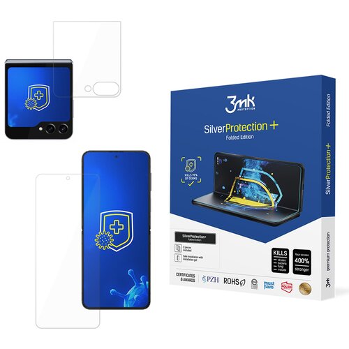 3mk SILVERPROTECTION+ FOLDED EDITION OVITEK ZA SAMSUNG GALAXY Z FLIP 6, (21976687) Slike