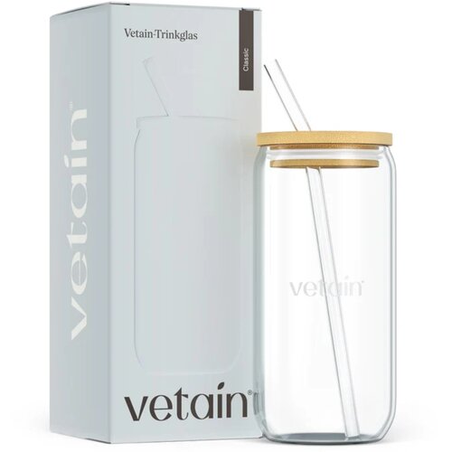 Vetain Kozarec za pitje z bambusovim pokrovom in slamico - 400 ml - 1 set Cene