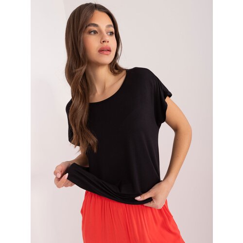 Fashion Hunters Black blouse with cuff SUBLEVEL Slike