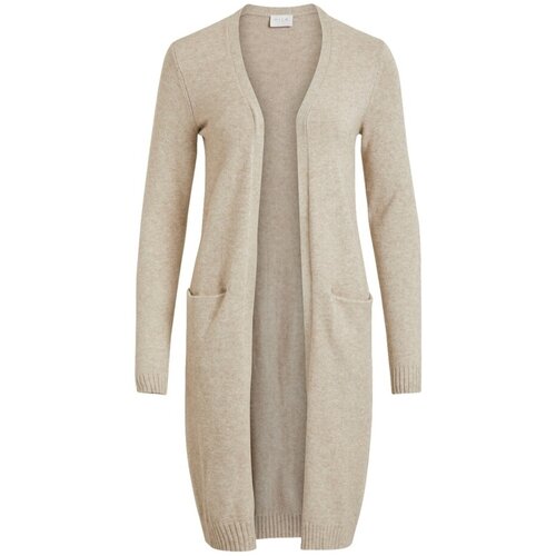 Vila Pla&amp;scaron;či Noos Ril Long Cardigan - Natural Melange Bež Slike