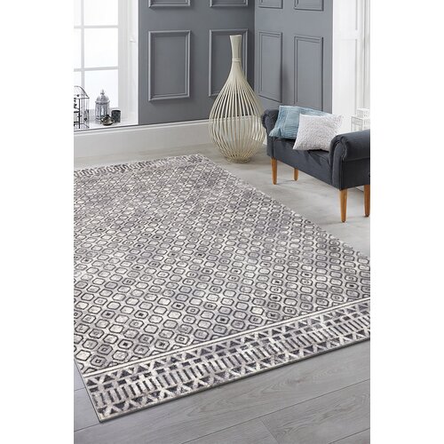 Opviq tepih 80x300cm Antracit-Krem Cene