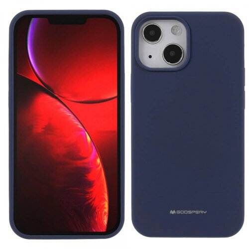 Goospery Soft Feeling silikonski ovitek za iPhone 13 Mini - temno moder Cene