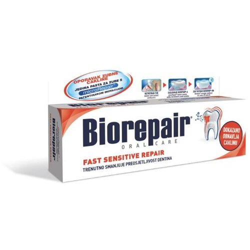 Biorepair Fast Sensitive pasta za zube,75ml Cene